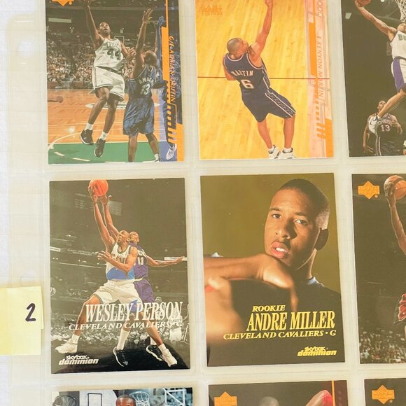Lot of 9 Basketball Sports Trading Cards. Mint Condition. - Picture 3 of 9